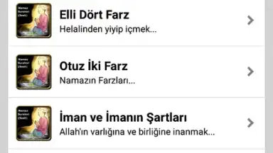 Capture d'écran de Namaz Sureleri ve Dualar 5