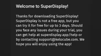 Capture d'écran de SuperDisplay - Virtual Monitor 10