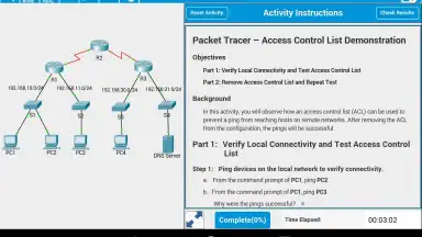 Capture d'écran de Cisco Packet Tracer Mobile 9