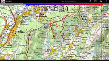 Capture d'écran de MyTrails 6