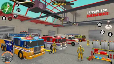 Capture d'écran de Rescue Fire Truck Simulator 3D 2