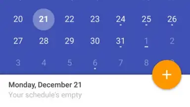 Capture d'écran de Today Calendar 8