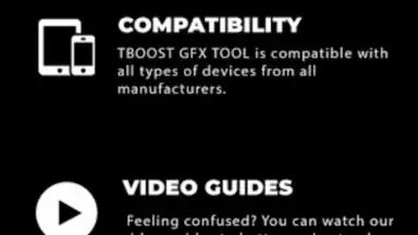 Capture d'écran de TBOOST Game Booster & GFX Tool 1