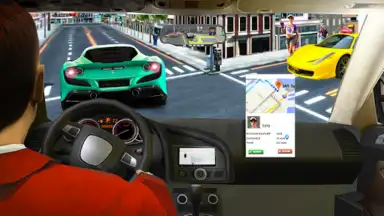 Capture d'écran de Taxi Games Driving Car Game 3D 4