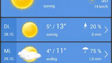 Capture d'écran de weather24 14