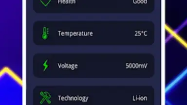 Capture d'écran de Battery health 2023 2