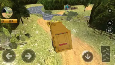 Capture d'écran de Offroad Truck Simulator - Garbage Truck Game 1