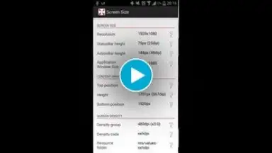 Capture d'écran de Размер экрана 1