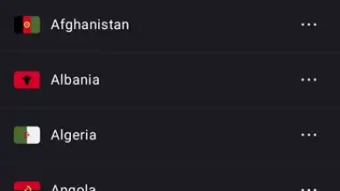 Capture d'écran de ProtonVPN 1