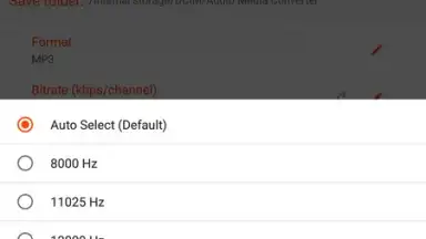 Capture d'écran de Audio Converter 7