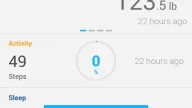 Capture d'écran de Withings Health Mate 5