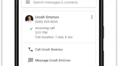 Capture d'écran de Google Voice 4