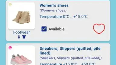 Capture d'écran de Weather and Wardrobe Assistant 8