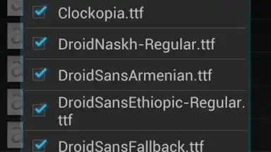 Capture d'écran de Font Installer 13