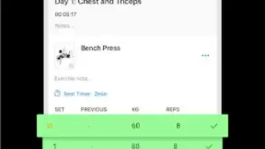 Capture d'écran de LYFTA: Gym Workout Tracker Log 3