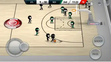 Capture d'écran de Stickman Basketball 2017 1