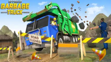 Capture d'écran de Offroad Truck Simulator - Garbage Truck Game 8