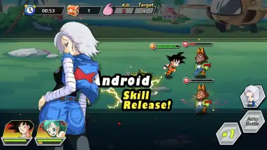 Capture d'écran de Saiyan Legends 4