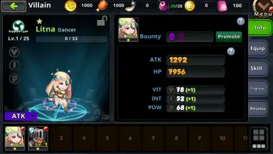 Capture d'écran de Super Villain War: Lost Heroes 2