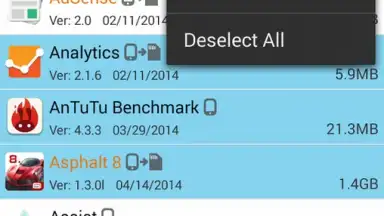 Capture d'écran de Manage Apps (App 2 SD) 3