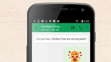 Capture d'écran de Chicken Fries Keyboard 2