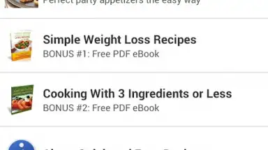 Capture d'écran de Quick and Easy Recipes 3