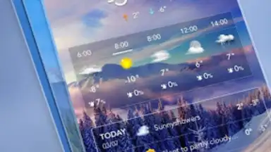 Capture d'écran de Local Weather Widget 4