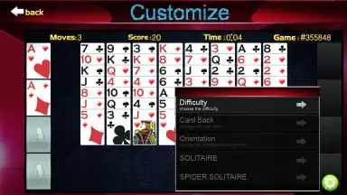 Capture d'écran de Spider Solitaire FreeCell 2