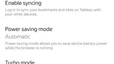 Capture d'écran de Yandex Browser Beta 8