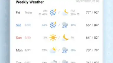 Capture d'écran de Firstscreen Weather 3