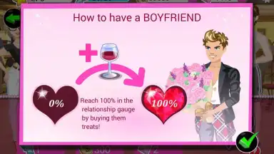 Capture d'écran de Star Girl: Valentine Hearts 3