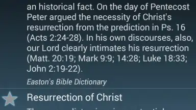 Capture d'écran de The Bible Dictionary 3