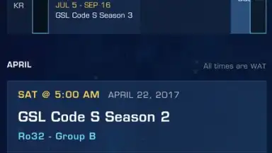Capture d'écran de Starcraft WCS 3