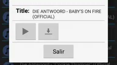 Capture d'écran de Ares MP3 Music 4