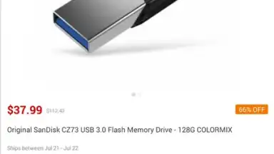 Capture d'écran de GearBest 9