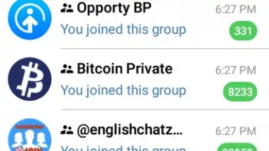 Capture d'écran de Via Messenger - Unofficial Telegram App 4