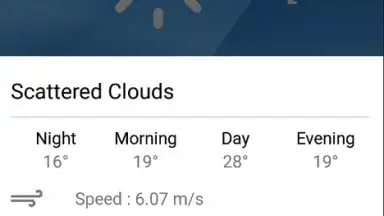 Capture d'écran de Free Weather Forecast 3