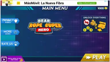 Capture d'écran de Bear Rope Hero Vice Town 1