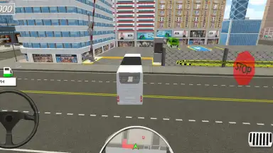 Capture d'écran de City Coach Bus Simulator 3D: New Bus Games Free 5