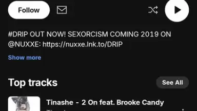 Capture d'écran de SoundCloud 1