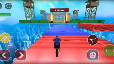 Capture d'écran de Police Bike Stunts Games 12