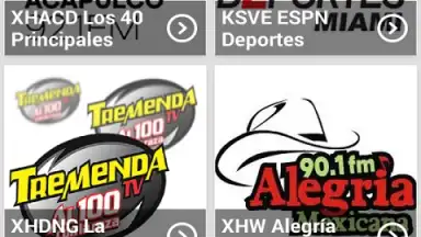 Capture d'écran de Mexico Radio 4