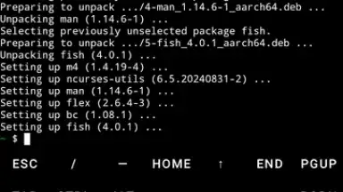 Capture d'écran de Termux 3