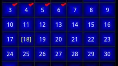 Capture d'écran de Flower calendar (free) 1