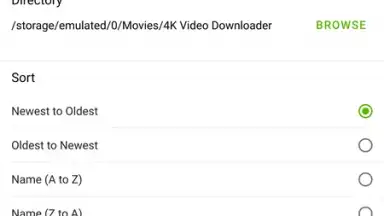 Capture d'écran de 4K Video Downloader 4
