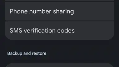 Capture d'écran de Google Play services 23