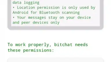 Capture d'écran de bitchat 8