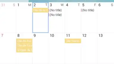 Capture d'écran de SolCalendar 4