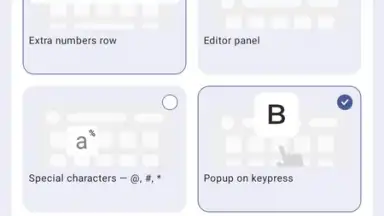 Capture d'écran de Yandex Keyboard 23