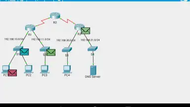 Capture d'écran de Cisco Packet Tracer Mobile 1
